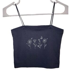 American Eagle Floral Graphic Tank